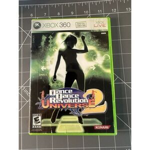 Dance Dance Revolution: Universe 2 (Microsoft Xbox 360, Live, 2007) Tested/works